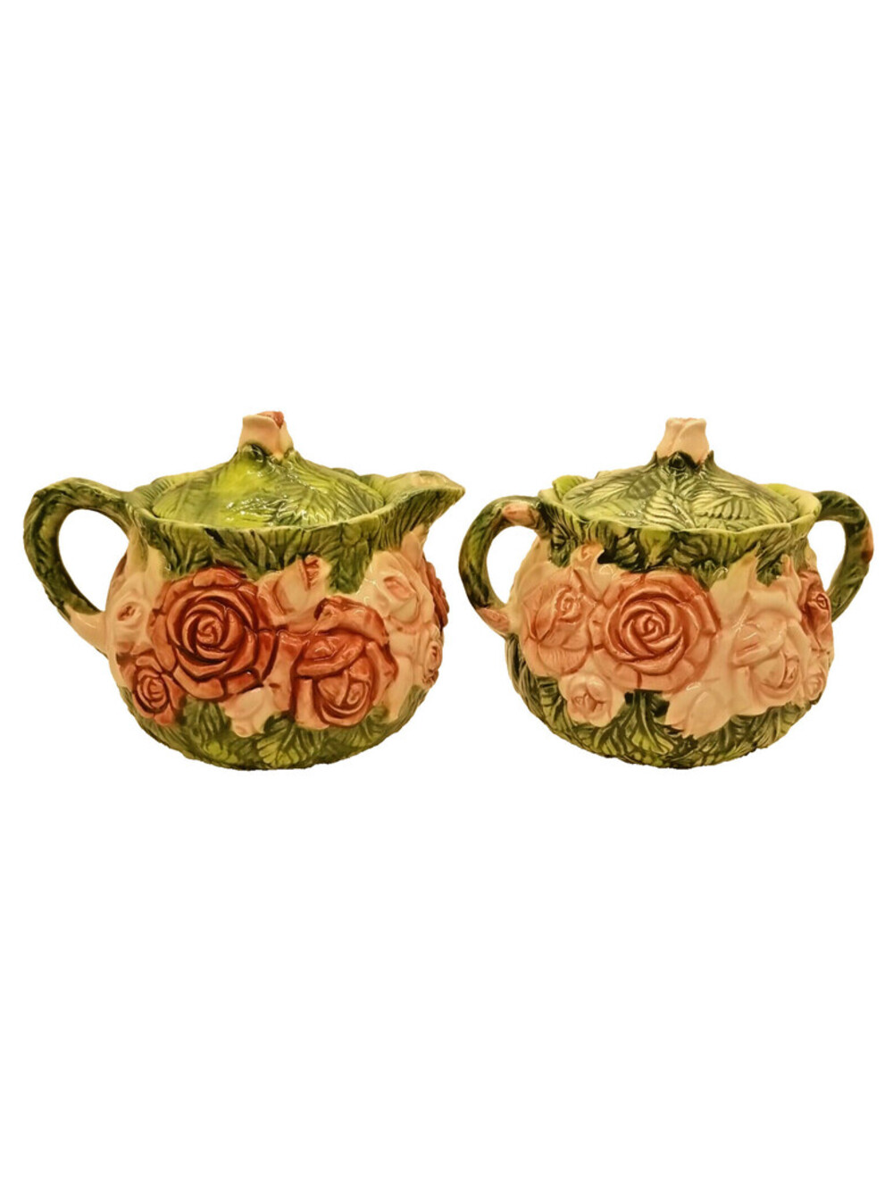 The Haldon Group "ROSE" Sugar & Creamer Set 1987